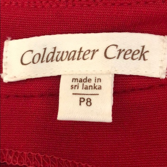 ColdWater Creek Dress, red - Picture 6 of 6